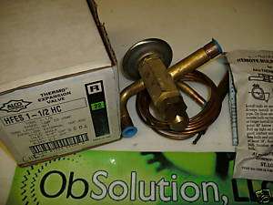 ALCO THERMO EXPANSION VALVE HFES 1 1/2 HC R 22 NEW  