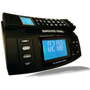    Sharper Image Digital Cordless Phone with alarm clock Electronics
