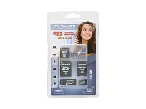    Wintec FileMate 16GB Micro SDHC Card It All Adapter Kit 