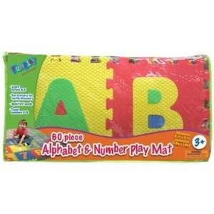    Venture Products Alphabet and Numbers Play Mat: Toys & Games