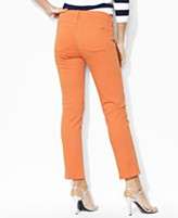  Jeans Co. Jeans, Slimming Modern Ankle Length, Palm Beach Orange Wash