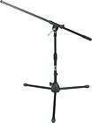 On Stage Stands Drum / Amp Tripod Mic Stand with Boom Black