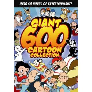 600 Classic Cartoons 12 DVD set Over 60 Hours of Toons 826831070483 