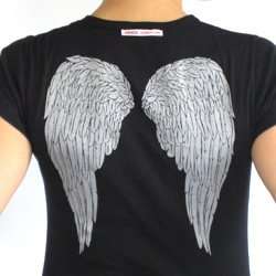  Mom Angel Wings T Shirt   by Angelic Genius Clothing