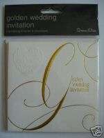 INVITATIONS   Golden Wedding Anniversary (50th)SE PI GA  