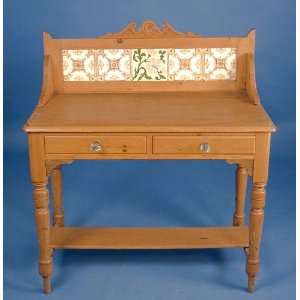  Antique Victorian Pine Wash Stand: Furniture & Decor