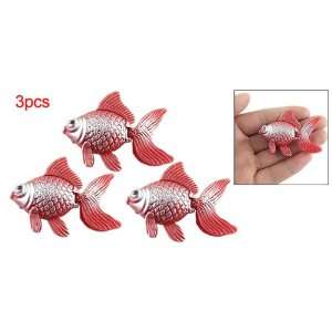   Como Red Plastic Fish Tank Decoration Aquarium Ornament