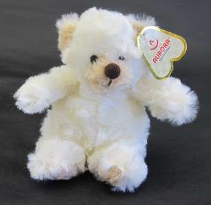 Aurora Plush Cream Teddy Bear Stuffed Animal Toy NEW  