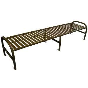   Backless Bench Color Black, Arm Divider Included 