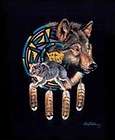 Wolf Shield Mink Blanket Queen Size