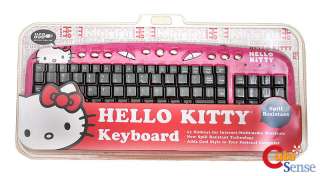 Sanrio Hello Kitty Computer USB Key Board Pink Original  