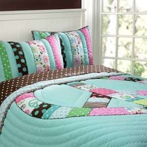  Pottery Barn Teen Peace Patchwork Quilt   Twin Everything 