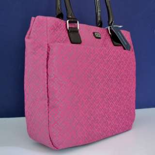  Hilfiger Roomy Rose Pink Handbag Tote Bag Purse Pockets Inside & Out