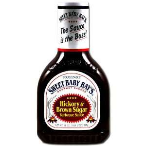 Sweet Baby Rays Hickory & Brown Sugar Barbecue Sauce 18 oz:  