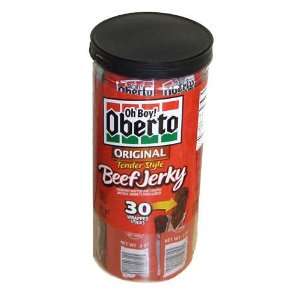 Oberto Beef Jerky   12oz Giant Jar Grocery & Gourmet Food