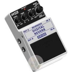  Behringer DR100 Digital Reverb Pedal Musical Instruments