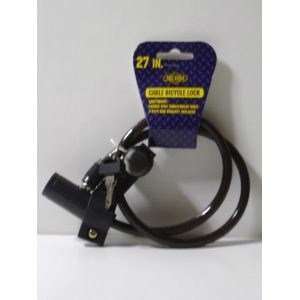  CABLE BICYCLE LOCK (BLACK) 