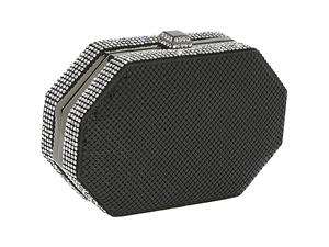    Whiting and Davis Crystal Octagon Minaudiere