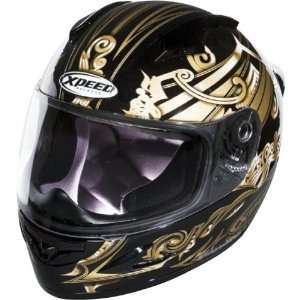   XF708 Sports Bike Racing Motorcycle Helmet   Black / Small: Automotive