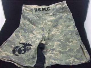 USMC MARINES ** COMBATANT MMA PT CAMO BOARD SHORTS ** ** FREE DECAL **