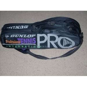 DUNLOP Tennis Professional PRO International Bag. Black with shoulder 