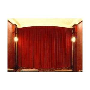   inch wide Blackout Lined Luxury Home Theater Curtain