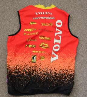 Cannondale Volvo Team vest size Large 1990s rare  