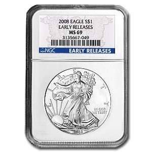   American Eagle (NGC MS 69) Early Release Blue Label 