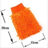 Double face Mitt Microfiber Car Wash Washing Cleaning Glove Table 