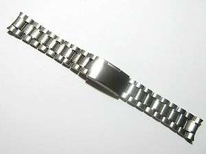 18mm High Quality Stainless Steel Watch Band   Curve End Solid Links 