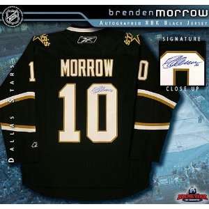 Brenden Morrow Signed Uniform   Brenden Morrow Dallas Stars Black 