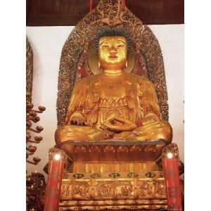  Gold Seated Buddha Statue, Heavenly King Hall, Jade Buddha 