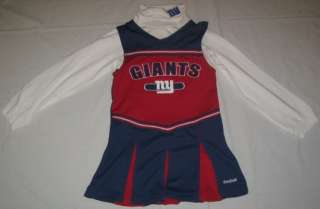 New York Giants Youth Cheerleading Outfit M (10 12) Red/Blue  