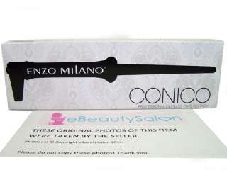 Enzo Milano Conico Curling Iron, Black, 18 9mm  