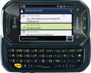 The full QWERTY keyboard makes it a breeze to text, email and surf the 