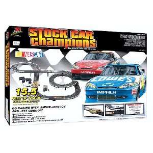  Stock Car Champions Electric Ho Slot Car Racing Set By 