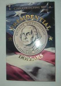 New Presidential Dollar Collection Coin Collecting Kit Color Folder 