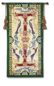 Celtic Design I Wall Hanging Tapestry Abigail Camelhair 53 x 25 