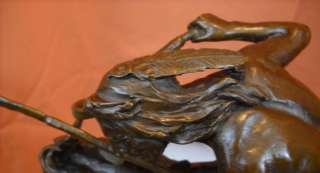 Cheyenne Remington Bronze Statue Mustang Horse SALE   
