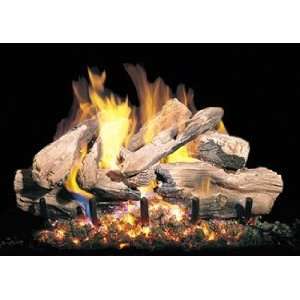    18 18in. Charred Cedar G45 burner 6 Log Set for Standard Fireplaces