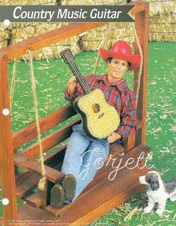 Country Music Guitar, pc patterns fit Barbie dolls  