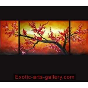  Chinese Flower Painting Cherry Blossom Tree Painting 