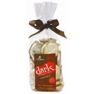 Dark Chocolate Coins Bag: Grocery & Gourmet Food