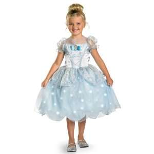 Lets Party By Disguise Disney Cinderella Deluxe Light Up Child Costume 