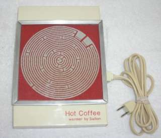 Salton Hotray hot coffee spot mug warmer 120 Watts  