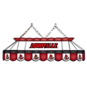   Louisville Cardinals 40 MVP Full Size Stained Glass Pool Table Lamp