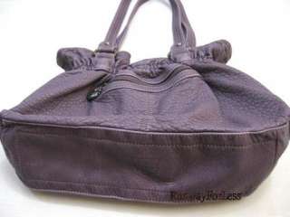 kathy van zeeland flap dance belt shopper handbag purse color amethyst 