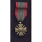 WWII French Croix de Guerre Miniature Mini Medal UM601M