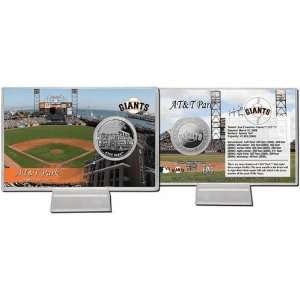  BSS   AT&T Park Silver Plate Coin Card 