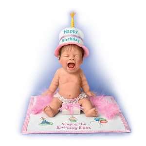   The Birthday Blues Miniature Collectible Baby Doll: Toys & Games